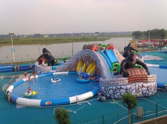 デザイン 屋外 大型 子供用の 跳ね返る城 遊び場 公園 リゾートホテルに最適