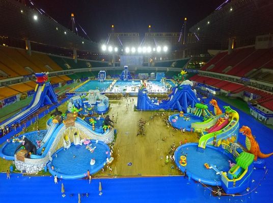 デザイン 屋外 大型 子供用の 跳ね返る城 遊び場 公園 リゾートホテルに最適