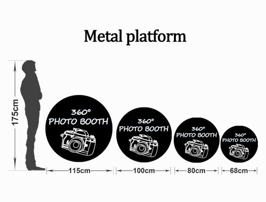 68cm/80cm/100cm/115cm 360cmの写真ブースで 結婚式やパーティーを次のレベルに