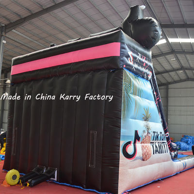 PVC 26FT 充気式バウンサー 遊び場 バウンサーハウス 水道スライド 子供 バウンサー城