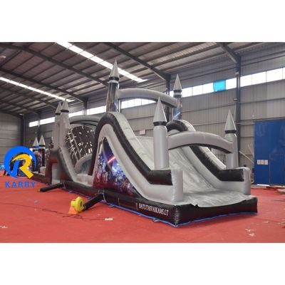 特徴 ポータブル グレーとブラック 吹き込み障害物コース 吹風機 18x3.5m カスタマイズ