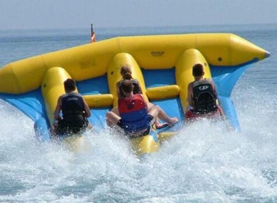 PVC タンパウリン 充気型 飛ぶ魚管 水中の5〜10人の乗客を牽引できる