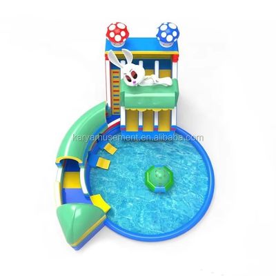オーバーサイズのプール 充気コンボ 丸いプール 子供のためのウォーターパーク