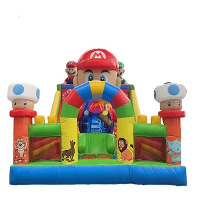 大型スーパーマリオ 膨張式スライド障害物コース 子供と大人のゲームが含まれています