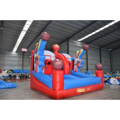 屋外遊び場 充気式パーティゲーム カスタマイズされたバスケットボール 射撃 トランポリン