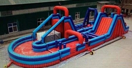 容認できるOEM充気型オーシャンラン テーマ障害物コース