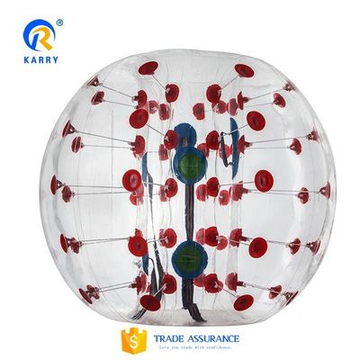 1m/1.1m/1.2m/1.5m/1.6m/1.8m フットボール バンパーボール用の充気式ノッカーバブルボール