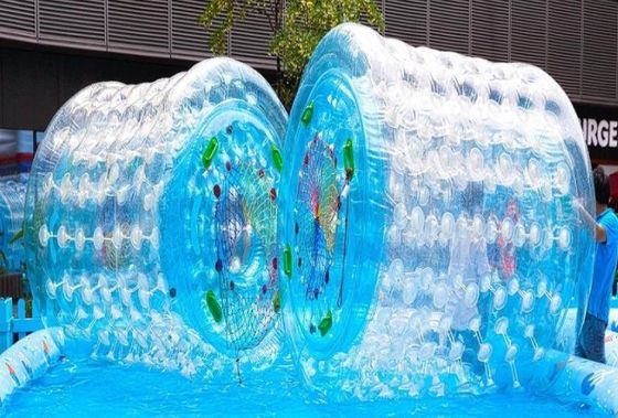 オーダーメイド ロゴ プリント 成人用 TPU/PVC 充気式 水用ロールボール 屋外活動用