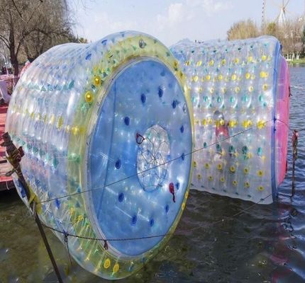 黄色またはカスタマイズされた色 防空 充気水 ロールボール 屋外運動用
