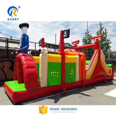 オーダーメイド カラー アウトドア アミューズメントパーク 子供と大人のための充気障害物コース