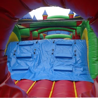 ポータブル 68ft 充電式ジャンプバウンサー 吹風機付き 子供と大人のための城壁