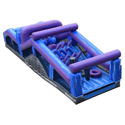 商業用大型成人用 インタラクティブスポーツゲーム用 膨張式障害物コース PVC