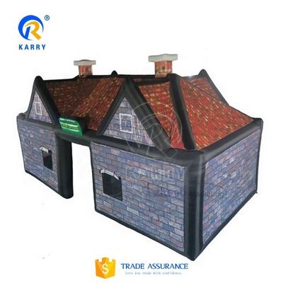 EN14960 認証された小屋用 充気テント 子供用 跳躍城 カモフラージュテント