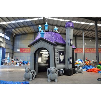 EN14960 認証された膨らませられるハロウィーンの頭蓋骨アーチ オーダーメイド 鬼屋の装飾