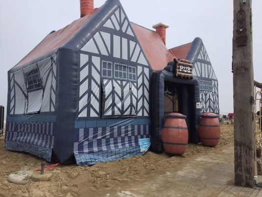 EN14960 認証された小屋用 充気テント 子供用 跳躍城 カモフラージュテント