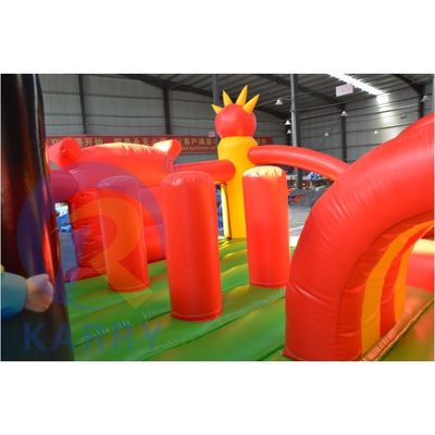 吹風機を含む 商業用充気式 ミッキーマウスパーク 幼児のための遊び場