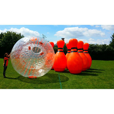 ポータブル ジャンボ PVC 充気ボウリングセット インタラクティブなスポーツゲームやイベントに理想的です