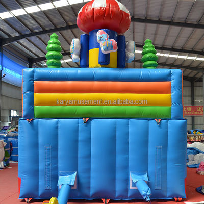 ユニセックス 最新のPVC充電式サーカス 滑り方 N スライドの城 楽しい都市パーティー