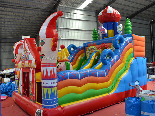 ユニセックス 最新のPVC充電式サーカス 滑り方 N スライドの城 楽しい都市パーティー