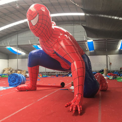 カスタマイズされた 色彩豊かなマーベル スーパーヒーロー 膨らませられるスパイダーマン 広告 PVC素材