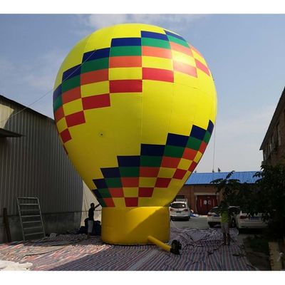 8m 高さ 空気色彩のある気球印刷 宣伝のために顧客のロゴを印刷 宣伝