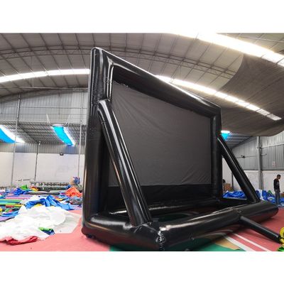 EN71/CE 認定 屋外広告用の超楽しい充気型城壁フィルムスクリーン