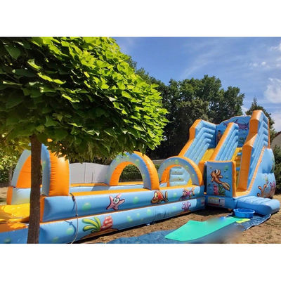 水中世界 テーマ 充電式水上公園とスライドでスリルを体験