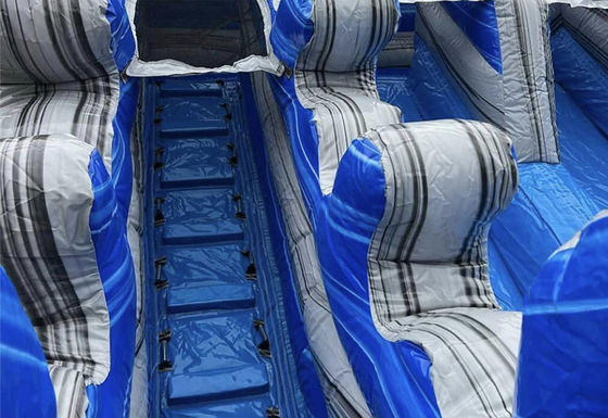 オーダーメイド サイズ 膨らませられる水スライド ビッグサメスライド 滑り台とプール