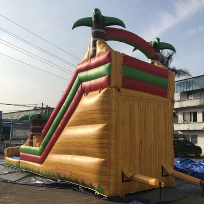 ロゴ オーダーメイド ロゴ 受け入れられる パームツリー トランク 暑い夏の日用の水スライド