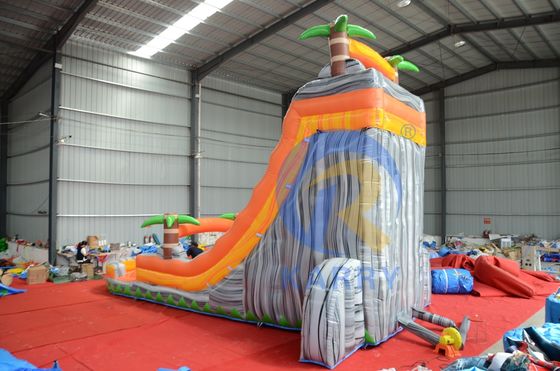 商用イベントプロモーション オレンジパーム プール付き水上スライド