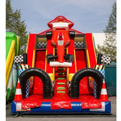 屋外用 商用品 子供用 膨張式 ボンズスライド クール レッドカーデザイン