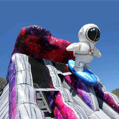 惑星を探検する 充電型おもちゃ 宇宙飛行士 水泳池付き充電型滑り台