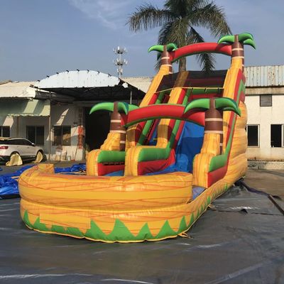 屋外用PVC充気式水スライド ボンサー 城 子供と大人のためのジャンパーハウス
