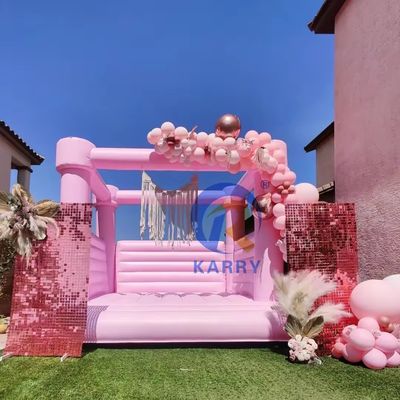 ポータブル 魅力的な 結婚式 充電式 トランポリン 2024 装飾花の城