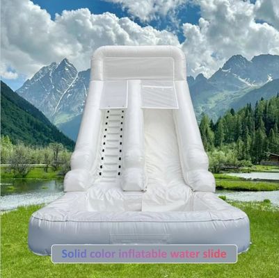 屋内商用レンタブル プール付きの水上スライド 夏季 純粋な色 楽しい