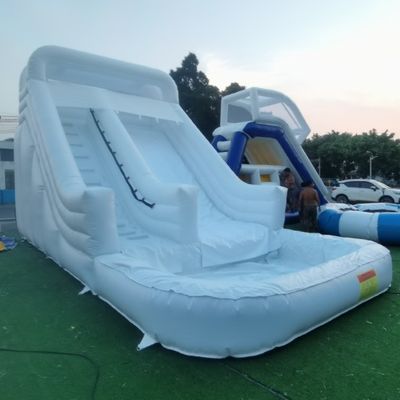 CE/EN71/EN14960 認定 ユニセックス型 遊園地やパーティー用 白色PVC型充氣式バウンサー
