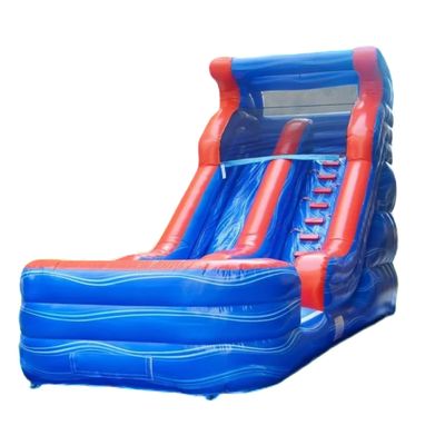 子供のための遊園地 プール付きの大きな充気玩具 水スライド