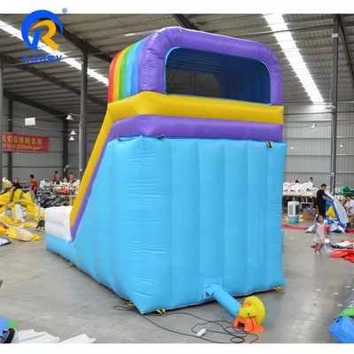 子供のためのプールで膨らませられる大きな滑り台 人気の跳ね返し城と吹風機