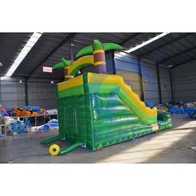 4X9M サイズ PVC 屋外充気式D スライド 公園用 娯楽用 アクセサリー 空気吹き機