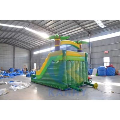 4X9M サイズ PVC 屋外充気式D スライド 公園用 娯楽用 アクセサリー 空気吹き機