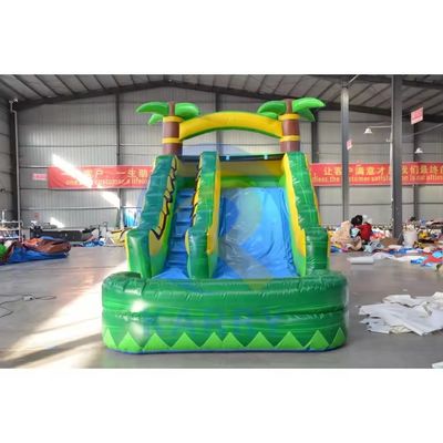 4X9M サイズ PVC 屋外充気式D スライド 公園用 娯楽用 アクセサリー 空気吹き機