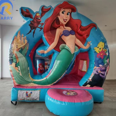 パーティーのレンタ エッセンシャル PVC 充気式跳ね返り屋 海のメアリーテーマと吹風機