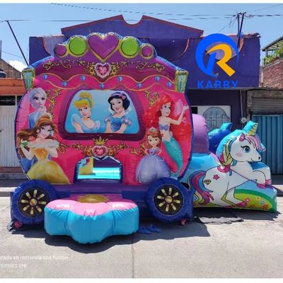 パーティーのレンタ エッセンシャル PVC 充気式跳ね返り屋 海のメアリーテーマと吹風機