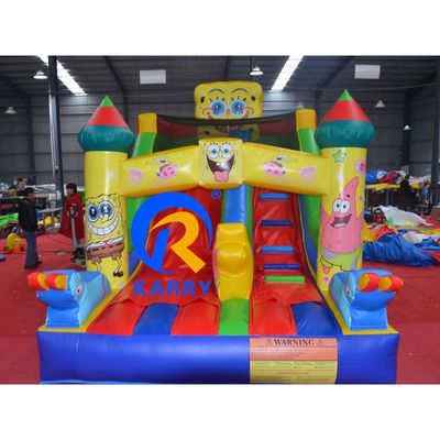 商業用PVC充気式跳ね回り屋とパーティーの乾燥スライド 室内8x3x5m