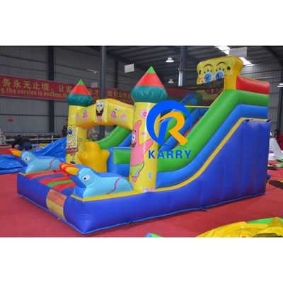 商業用PVC充気式跳ね回り屋とパーティーの乾燥スライド 室内8x3x5m