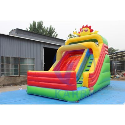 子供と大人のための風扇付きの充電式水スライド 3.6*6m