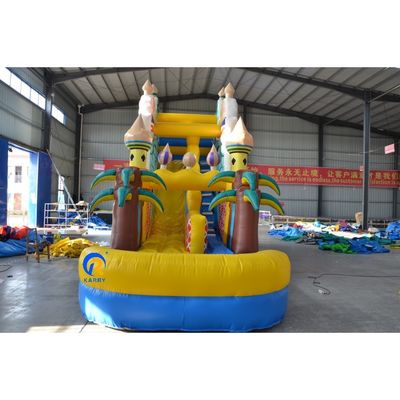 27FT プリンセスキャッスル テーマ 商用 充気式水スライド 屋外 乾燥 成人用