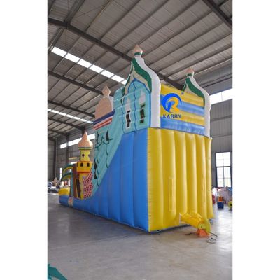 27FT プリンセスキャッスル テーマ 商用 充気式水スライド 屋外 乾燥 成人用