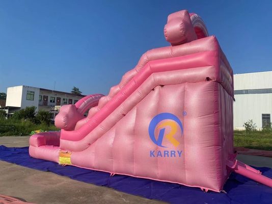 人気 ピンク 充電式 水スライド 商業用 大人用 スライド 屋外 娯楽