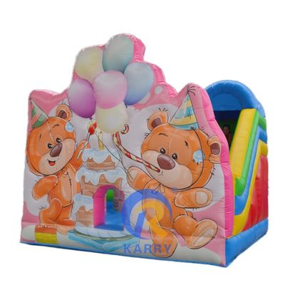 子供のパーティー レンタル スライドと修理キット付きの充電城 T/T支払い